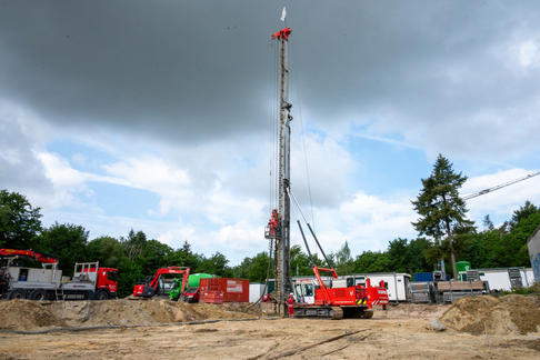 Trillingsvrij en geluidsarm funderen in het groen van Ermelo